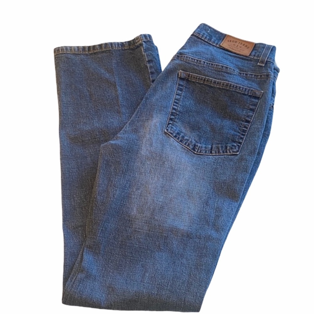 Women's Izod Denim Jeans Straight Leg Medium Wash Size 8